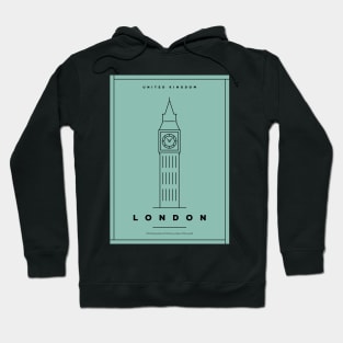 London Minimal Poster Hoodie